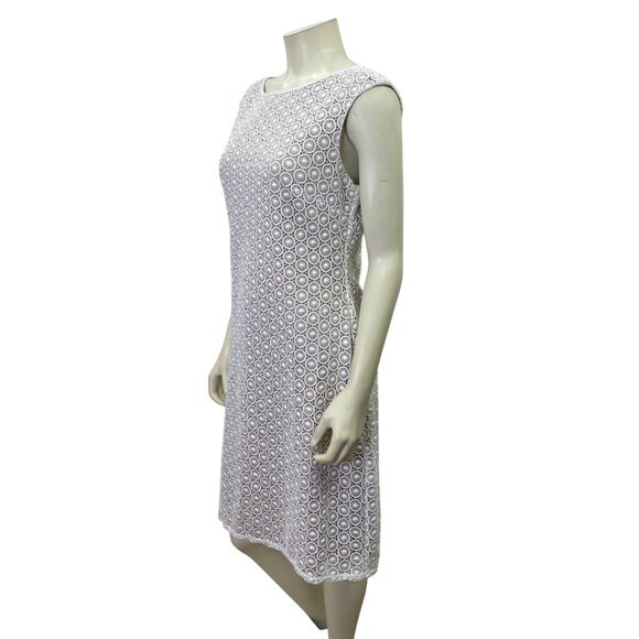 Jessica Howard Cream Lace Sleeveless Dress Size 12‎ - Picture 4 of 6